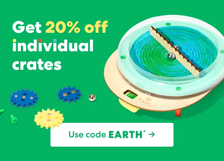 Get 20% off individual crates. Use code EARTH