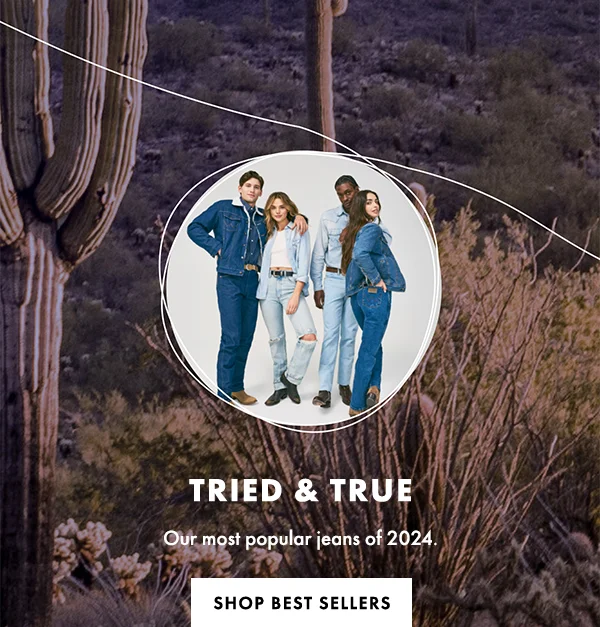 Tried & True. Our most popular jeans of 2024. Shop Best Sellers