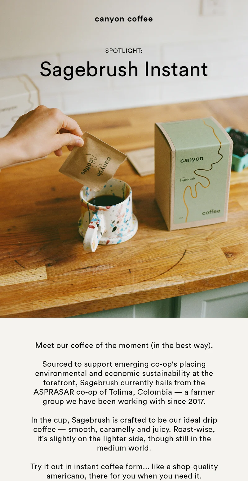 Sagebrush Instant Coffee