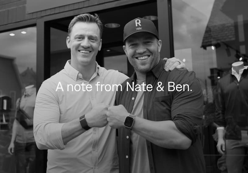 A note from Nate & Ben.