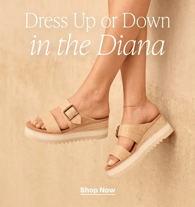 Dress Up or Down in the Diana. Shop Now