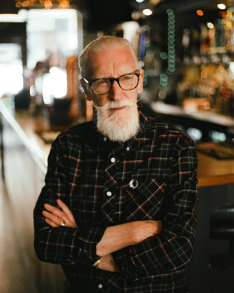 Only At Fred Perry: Nicky Stewart Senior, owner of McChuills, an independent music venue in Glasgow