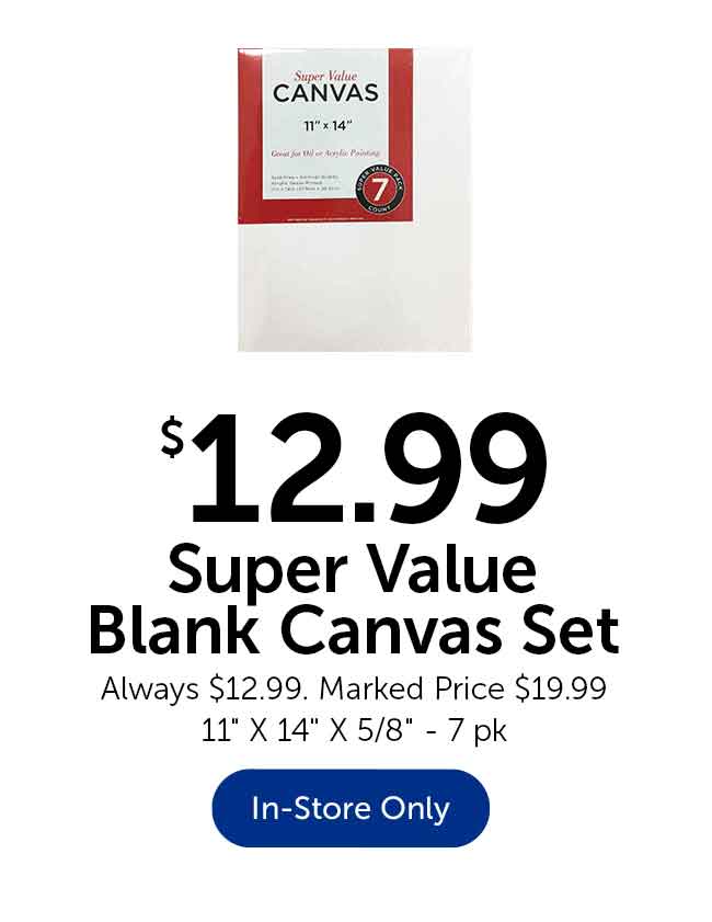 7-Pk Canvas Set