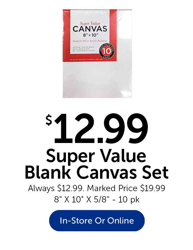 10-Pk Canvas Set