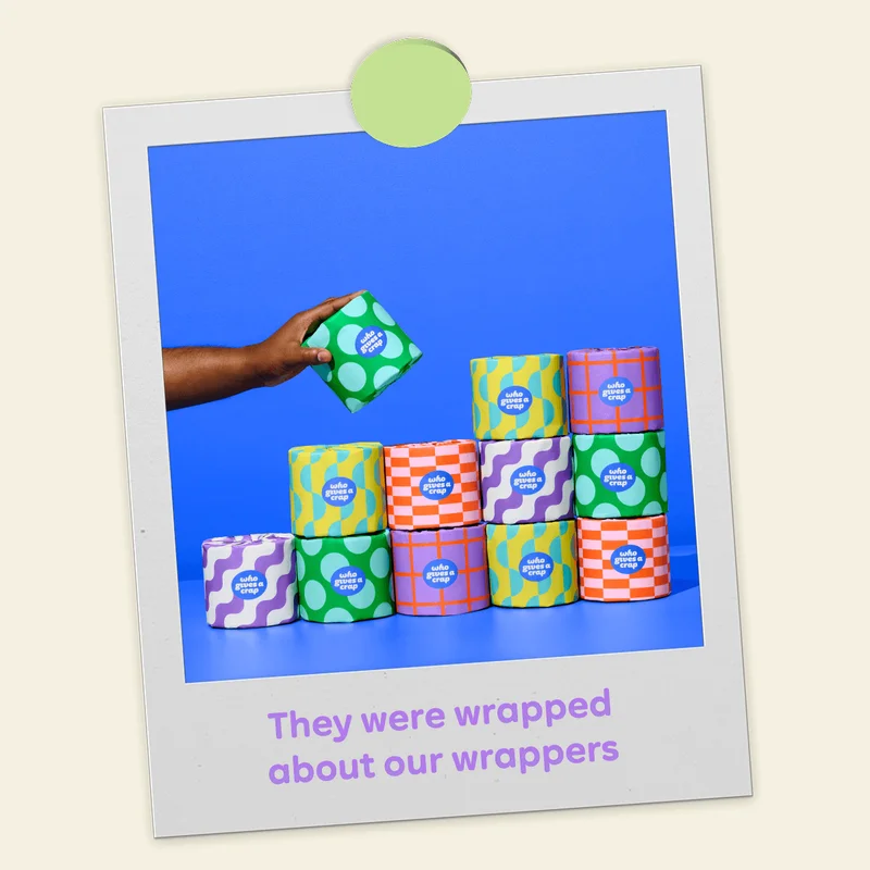 They were wrapped about our wrappers