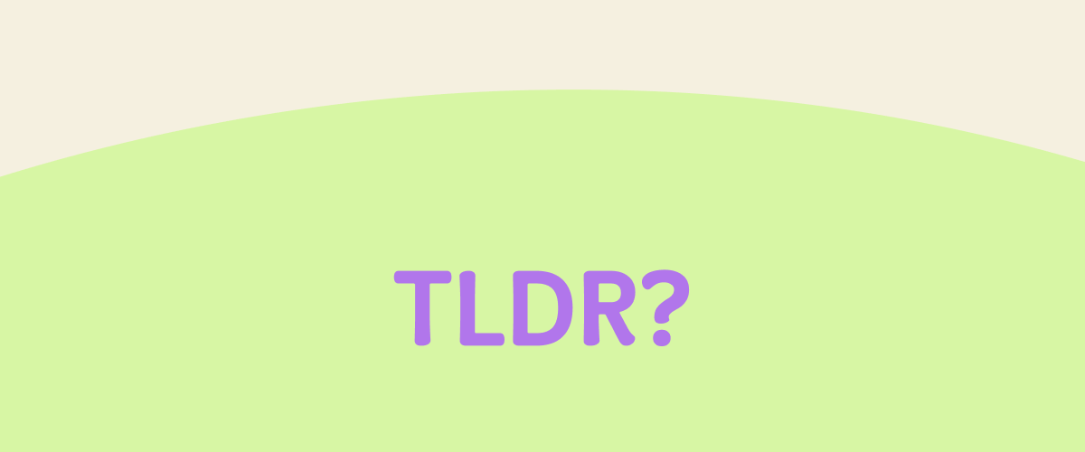 TLDR?