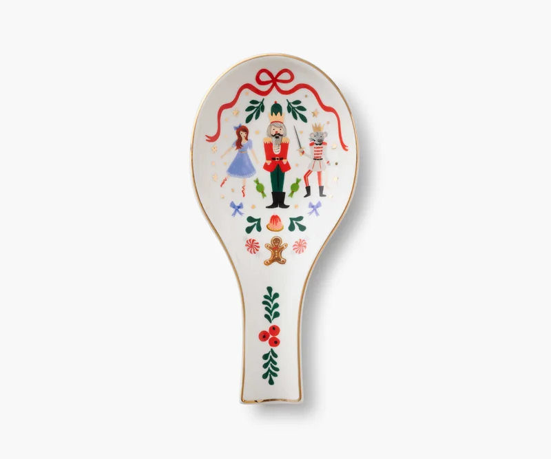 Image of Porcelain Spoon Rest - Nutcracker