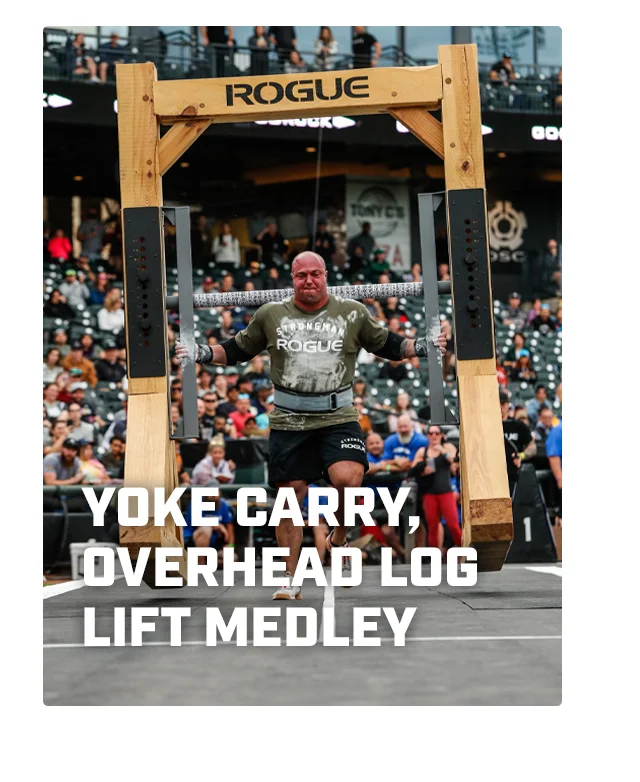Yoke Carry, Overhead Log Lift Medley