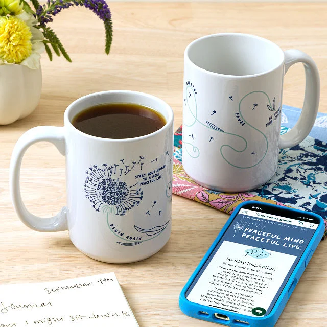 Daily Mindfulness Interactive QR Mug