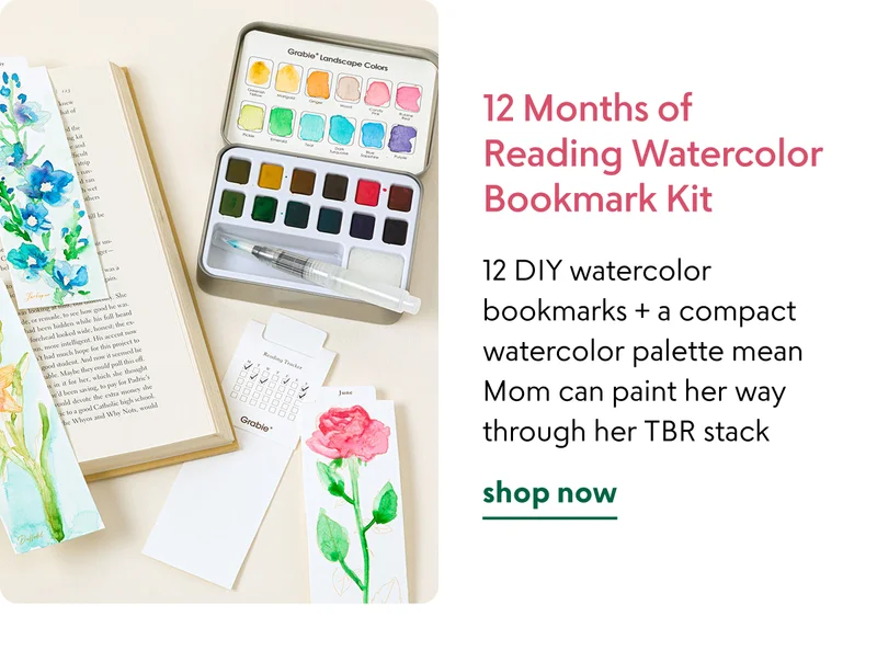12-months-of-reading-watercolor-bookmark-kit