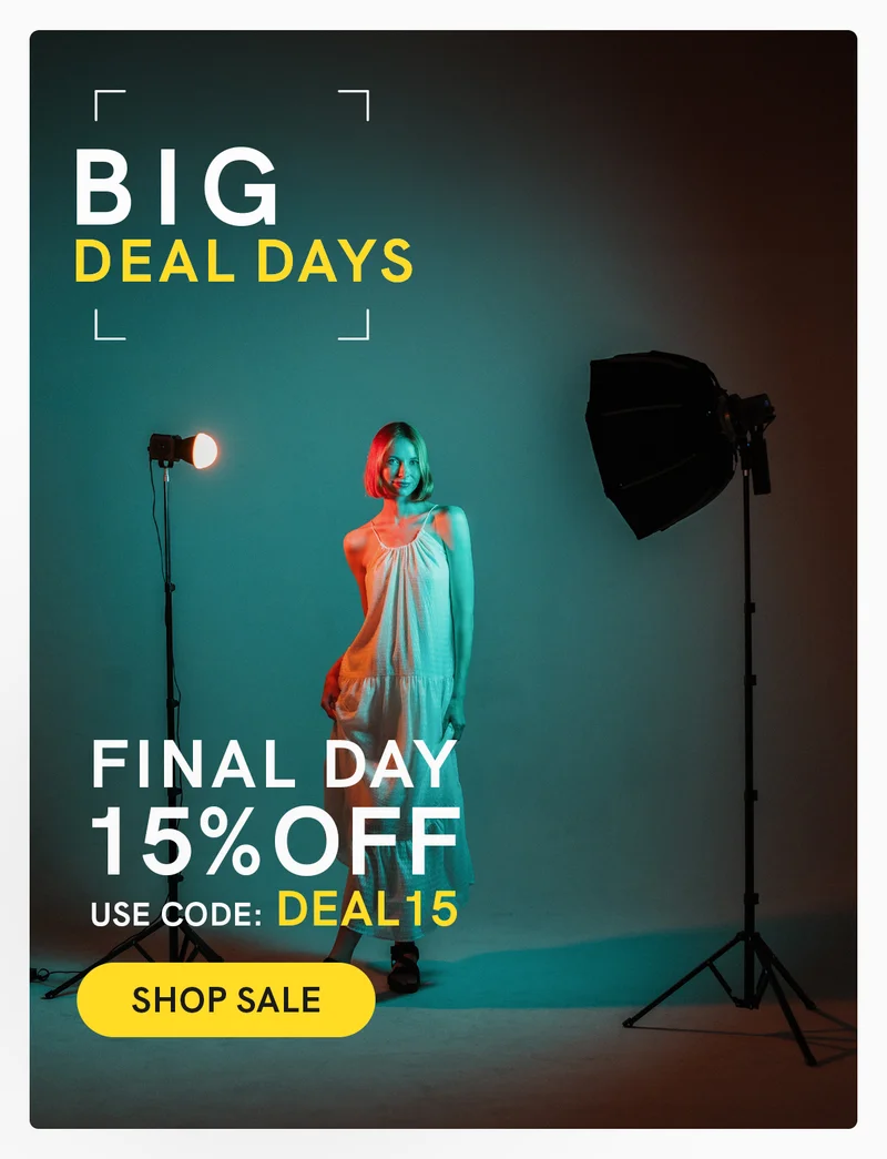 Big Deal Days: 15% Off