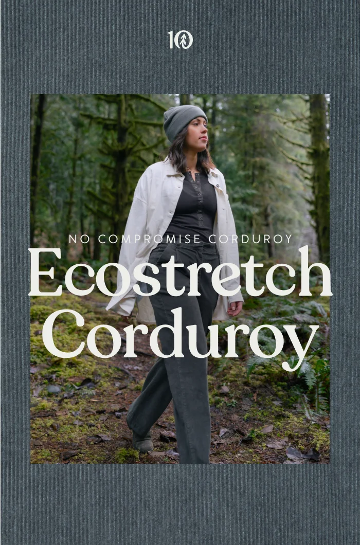No Compromise Corduroy: EcoStretch Corduroy
