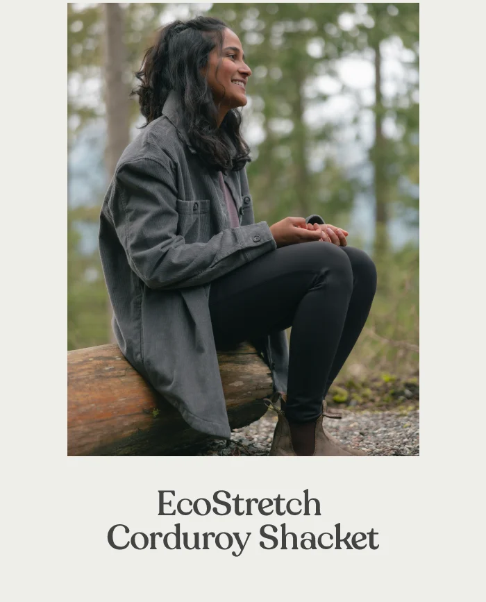 EcoStretch Corduroy Shacket