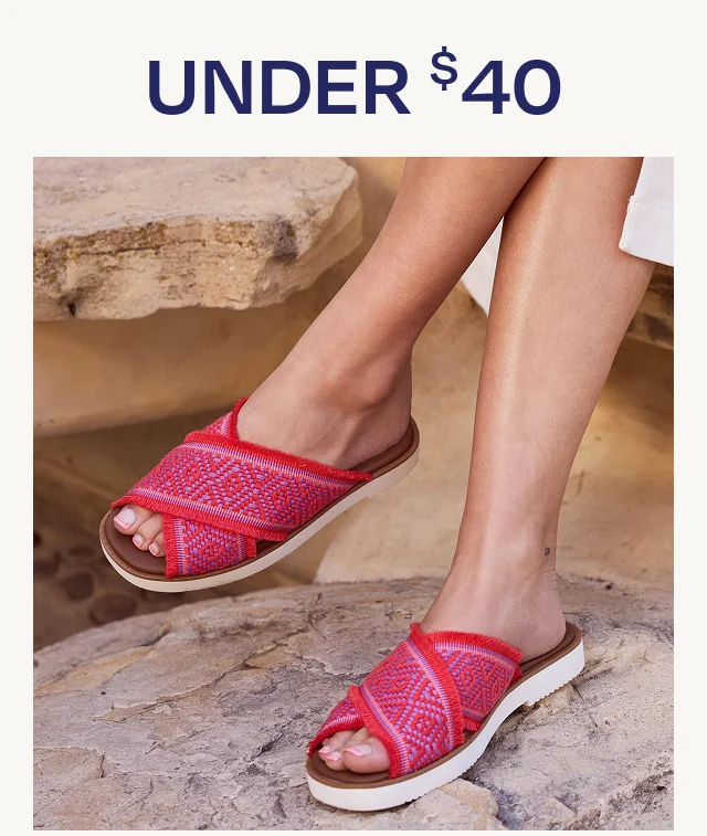 Mae Crossover Slide Sandal - Image