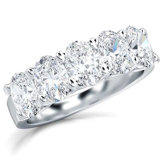 Vida Lab Diamonds Marise 1.00 cttw Oval Band Ring, 14K Gold