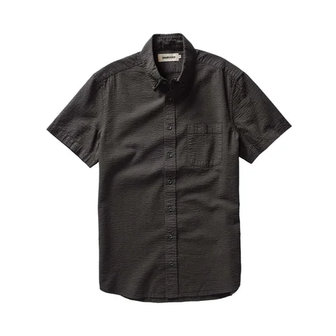 Taylor Stitch Faded Black Seersucker Jack Shirt