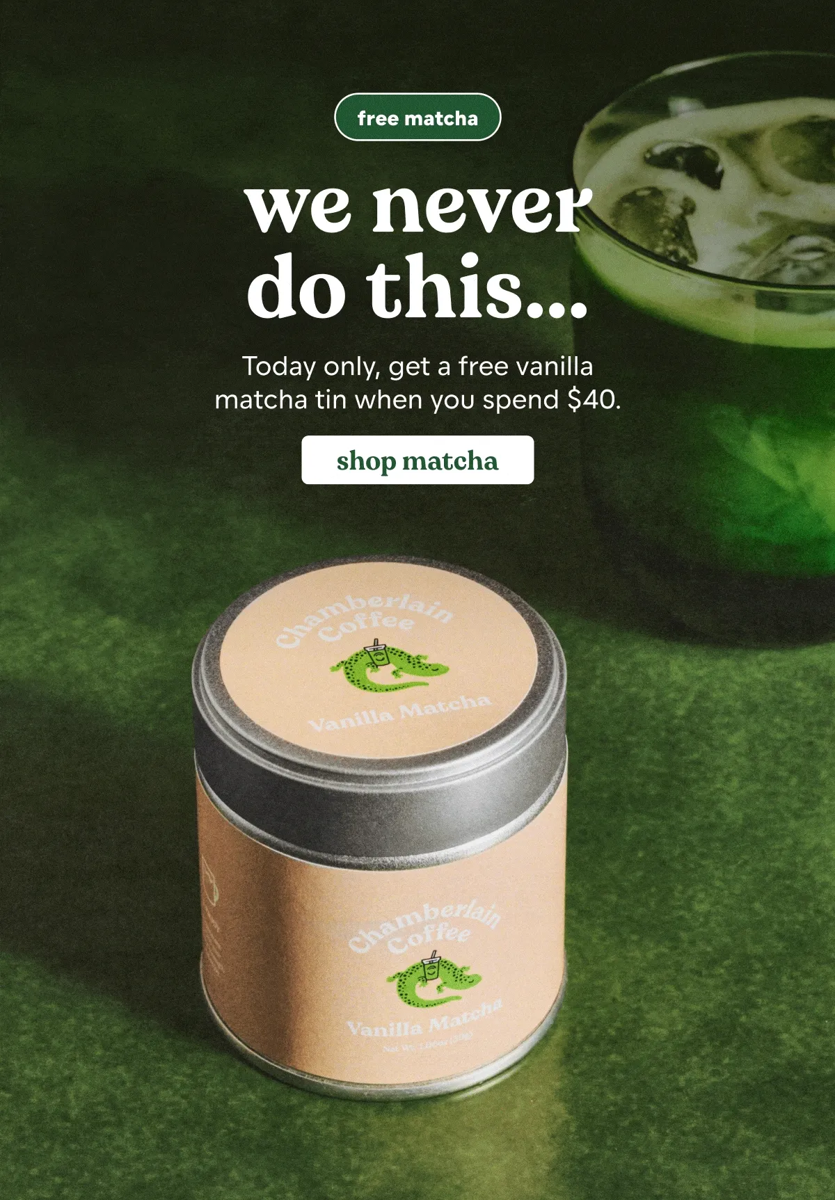 15% off all matcha
