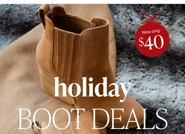 Holiday Boot Deals - Image