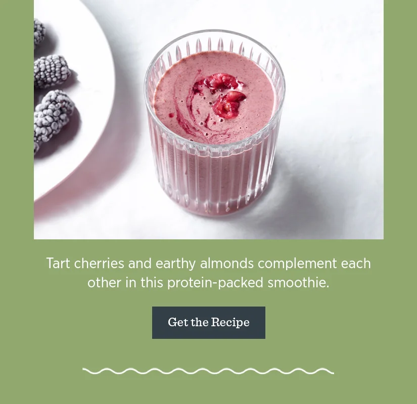 Cherry Almond Protein Smoothie