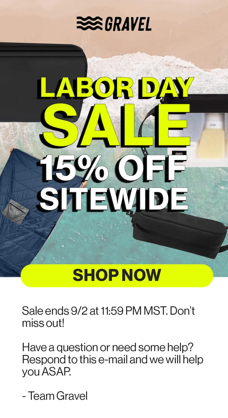 labor day sale save 15% off