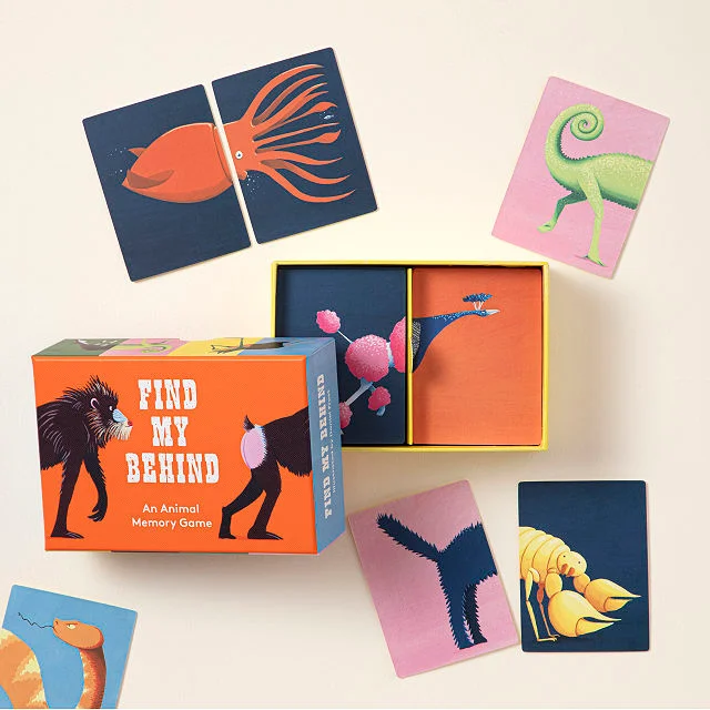 Find My Behind Memory or Mix & Match Game