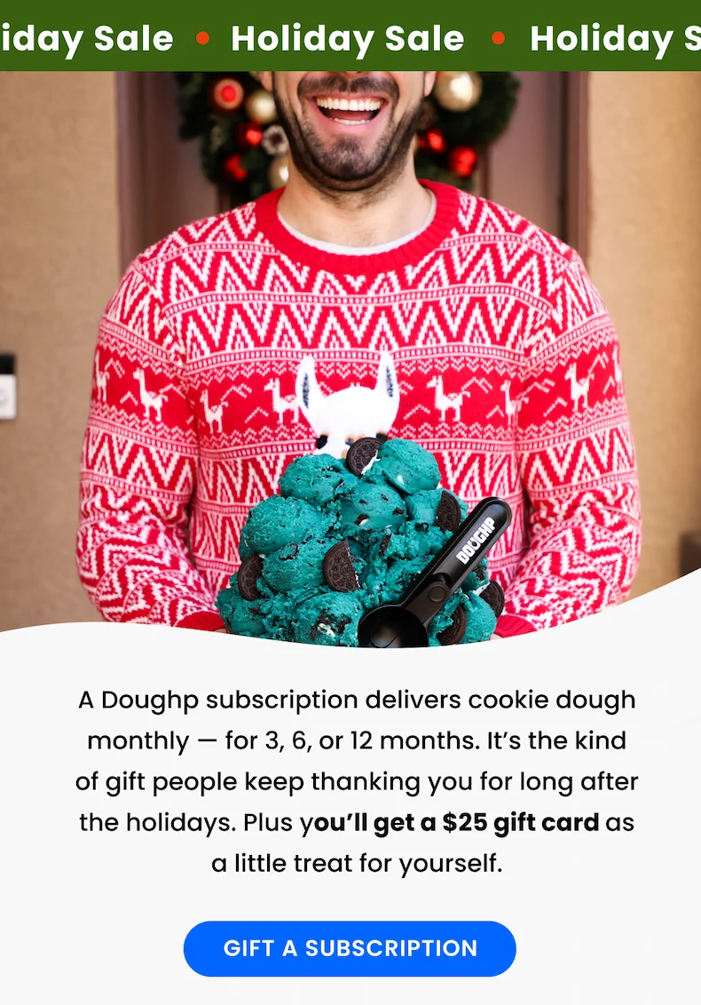 It's also the last day to make your shopping oh-so-sweet with a free $25 gift card when you spend $75+.