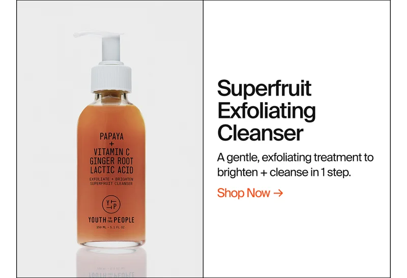 superfruit exfoliating cleanser