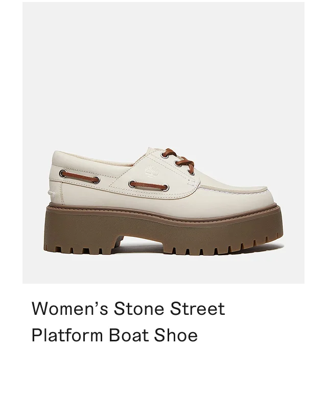 Women's Stone Street Platform Boat Shoe