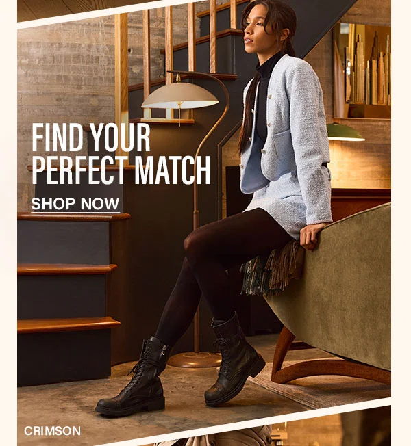 Find Your Perfect Match - Crimson