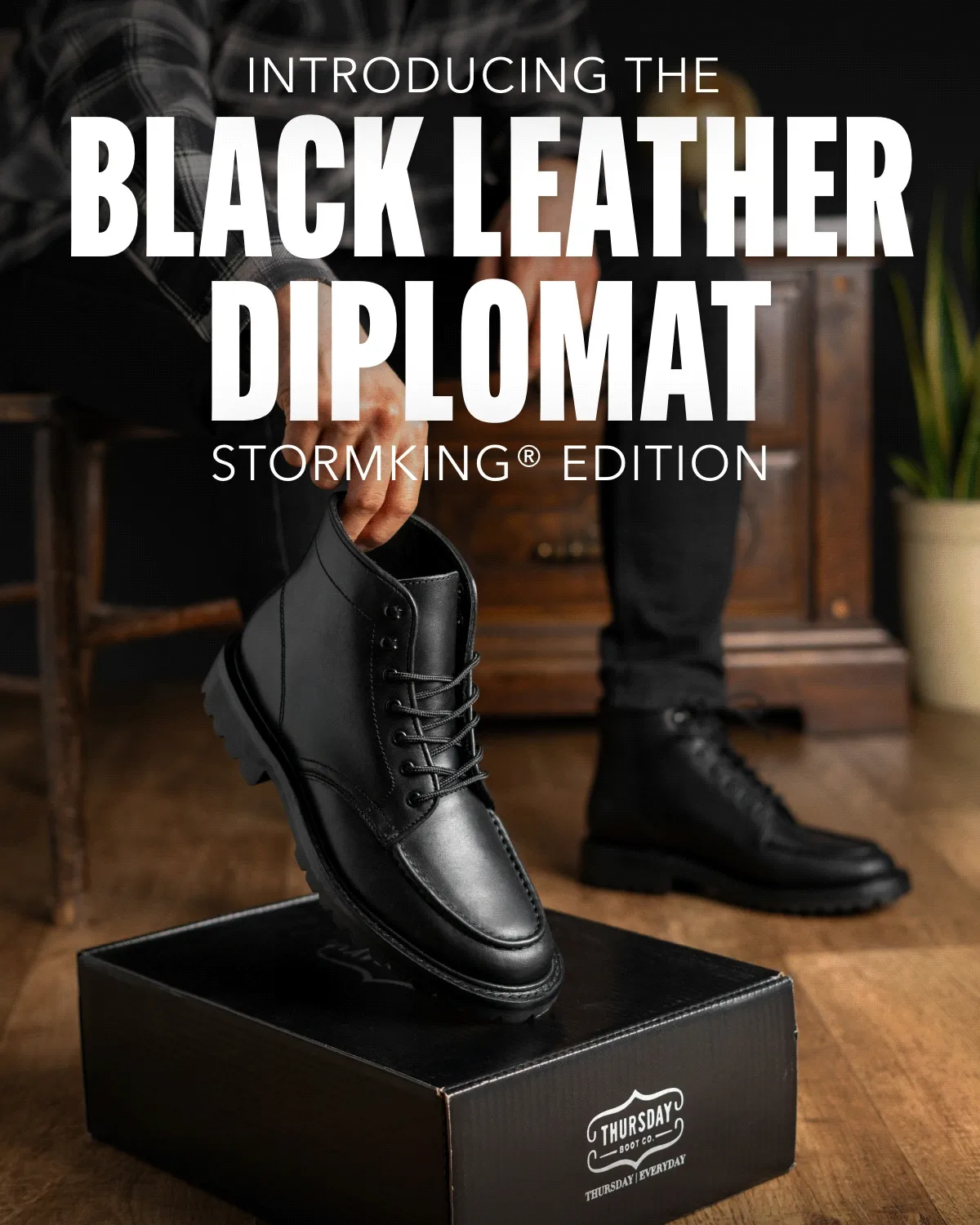 Black Leather Diplomat