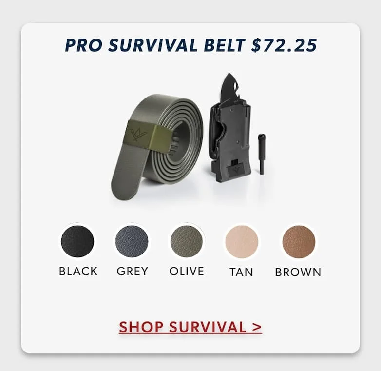 Shop Pro Survival Belt