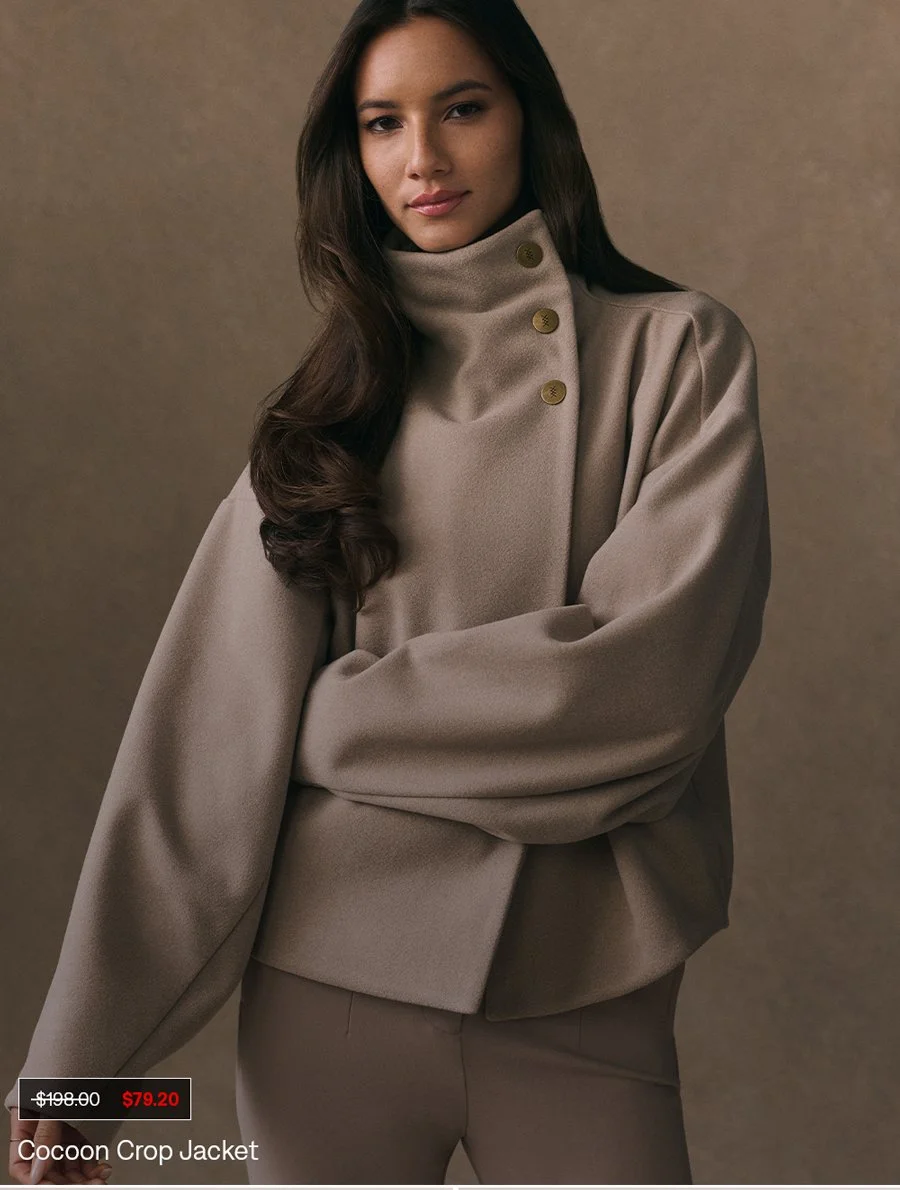 Cocoon Crop Jacket