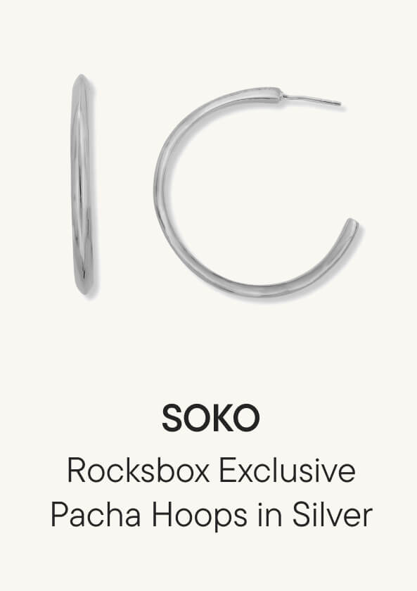 Rocksbox Exclusive Pacha Hoops in Silver