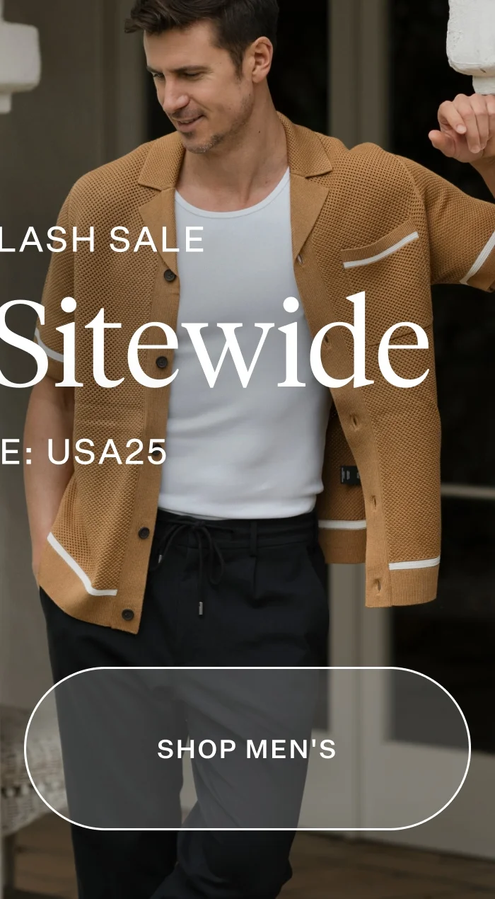 Shop Men's 25% Off Sitewide