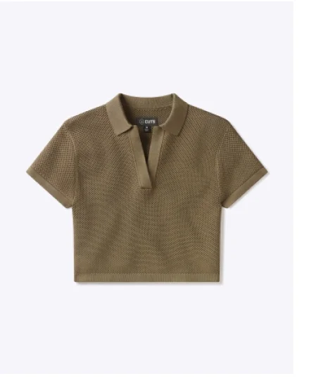 Portofino Crochet Polo
