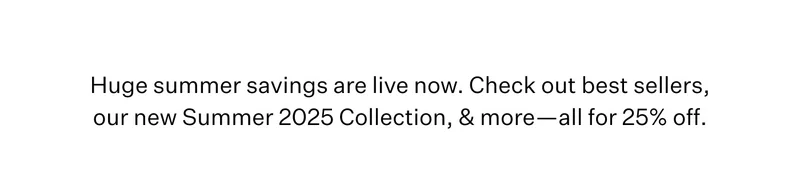 Shop 25% Off Sitewide