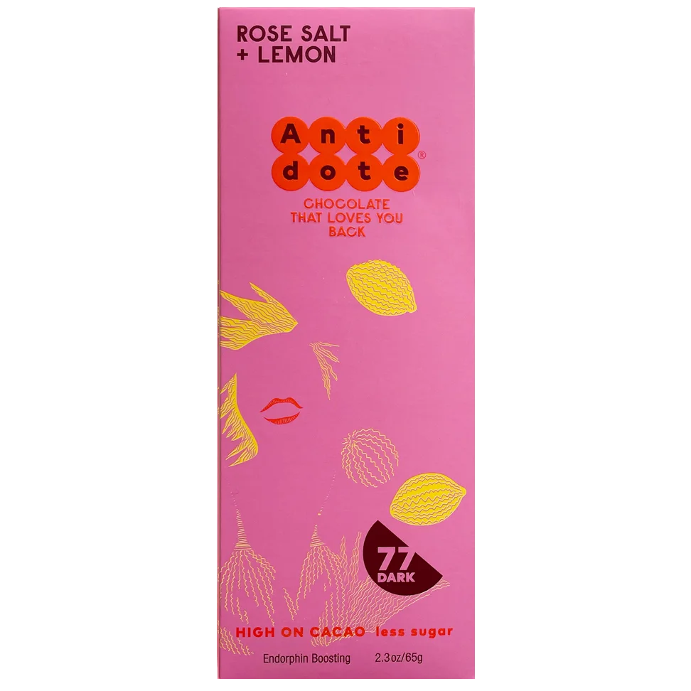 Image of Antidote Rose Salt + Lemon Choc.