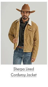 Sherpa Lined Corduroy Jacket