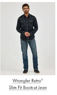 Wrangler Retro Slim Fit Bootcut Jean
