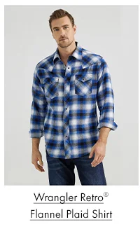 Wrangler Retro Flannel Plaid Shirt