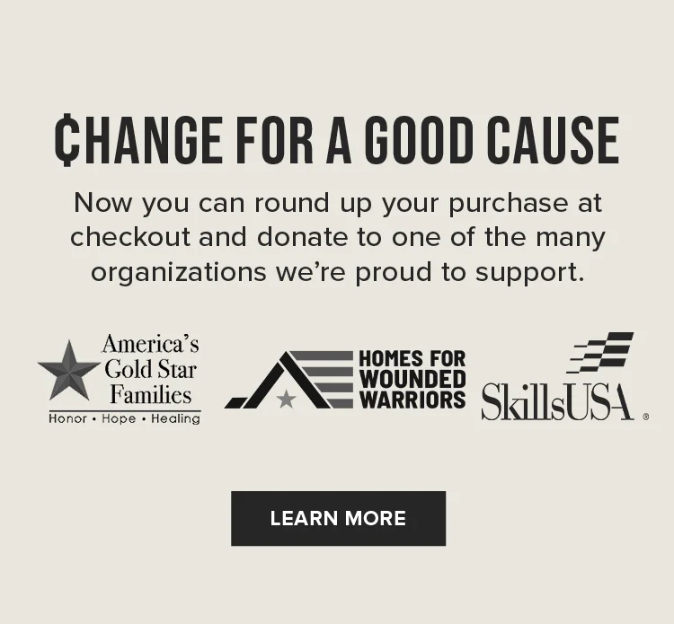 CHANGE FOR A GOOD CAUSE
