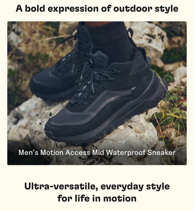Men's Motion Access Mid Waterproof Sneaker