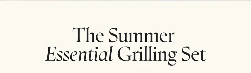 The Summer Essential Grilling Set