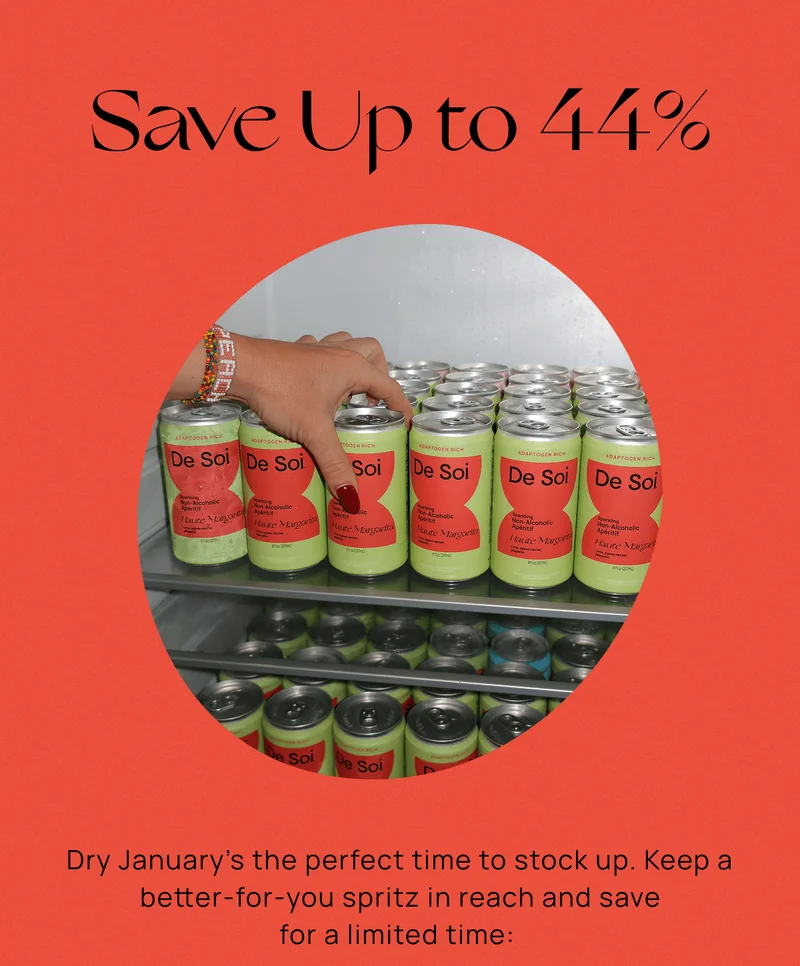 Save Up to 44% | Dry January’s the perfect time to stock up. Keep a better-for-you spritz in reach and save for a limited time: