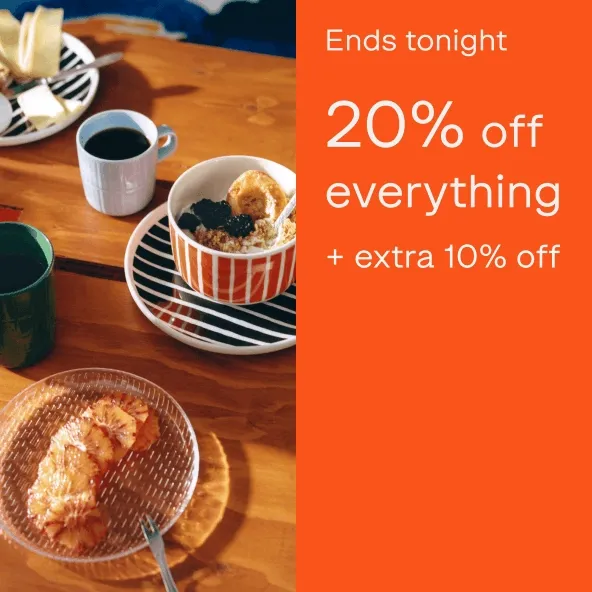 Sitewide sale ends tonight!