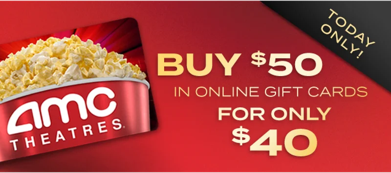 BUY $50 IN ONLINE GIFT CARDS FOR ONLY $40