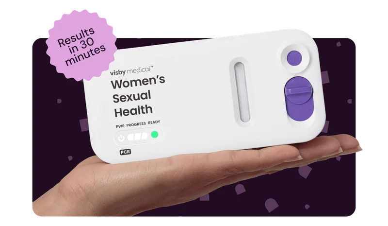 Visby Rapid PCR At-Home Female STD Test