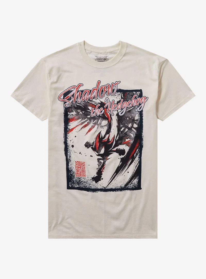 Sonic The Hedgehog Shadow Watercolor Tee