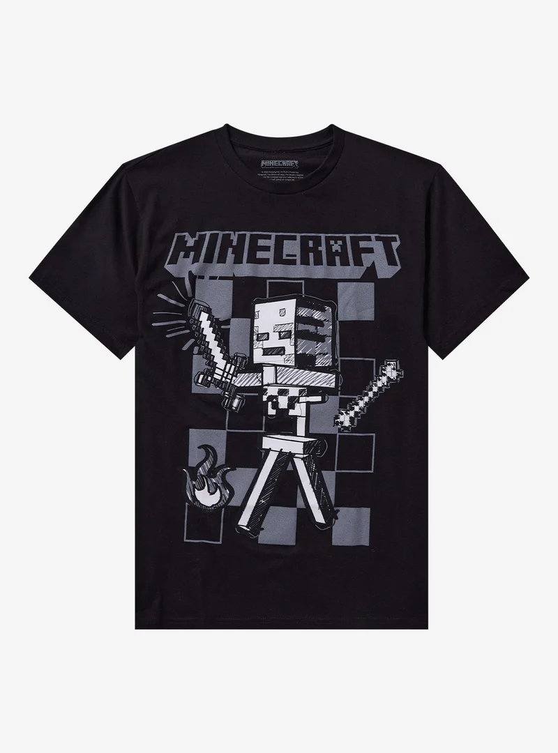 Minecraft Skeleton Tonal Tee