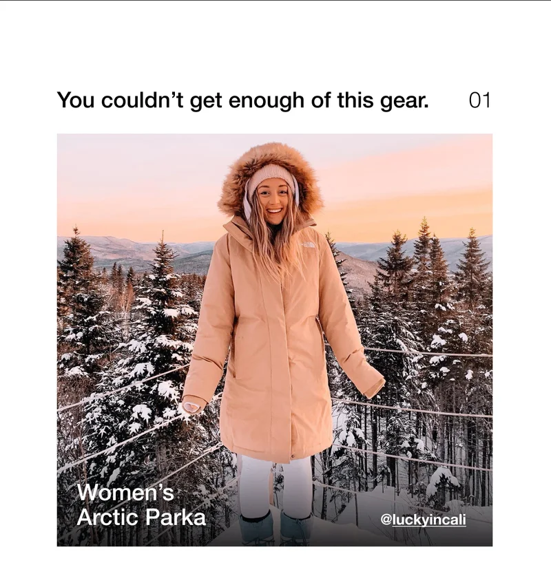 You couldn’t get enough of this gear.&nbsp;Women's Arctic Parka